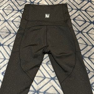 Nicole Miller Sport - black leopard legging